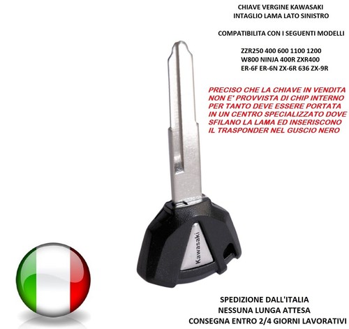 Chiave grezza vergine kawasaki - grezza,